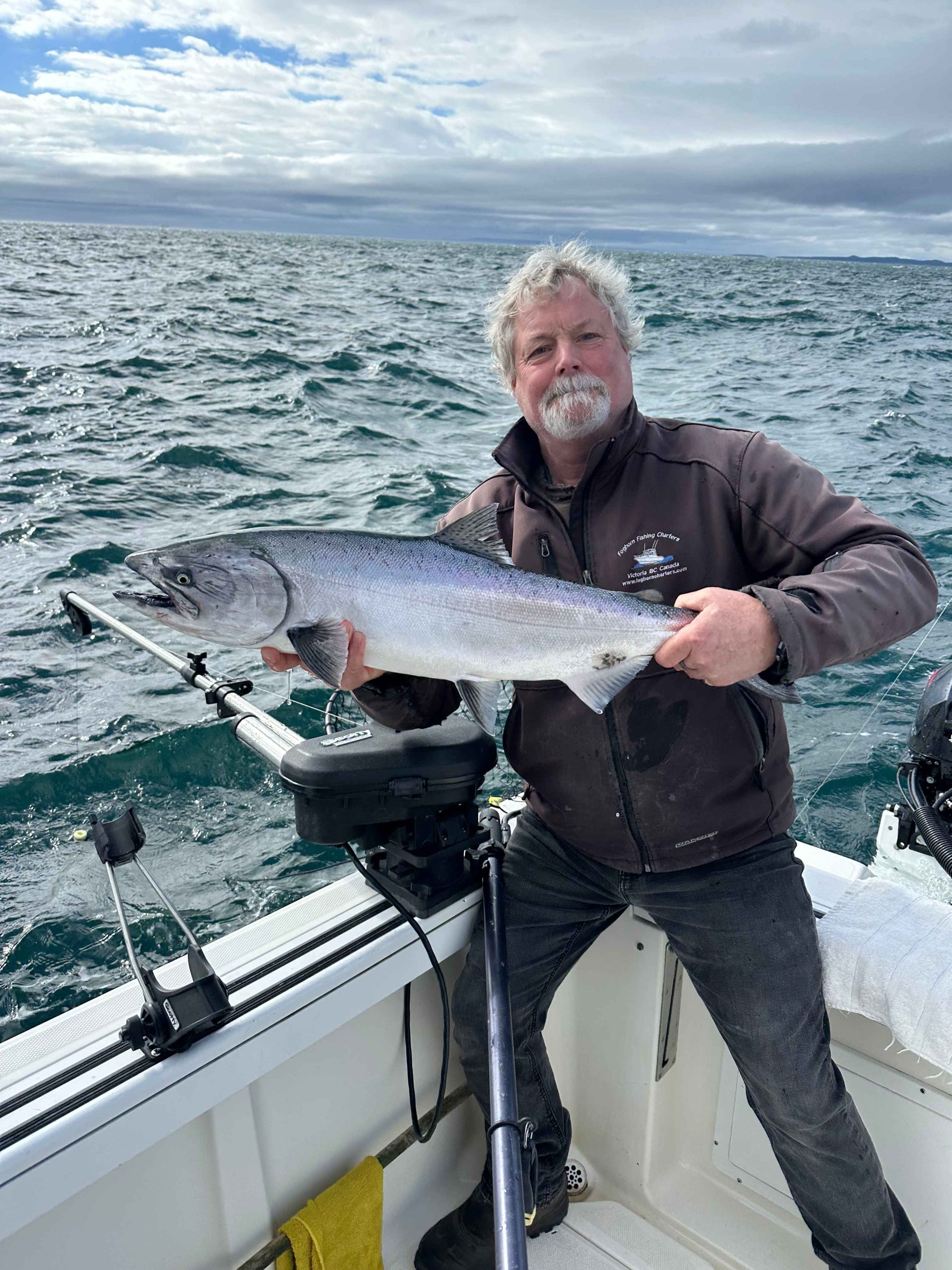 Gordon Martin, owner and captain of Foghorn Fishing Charters